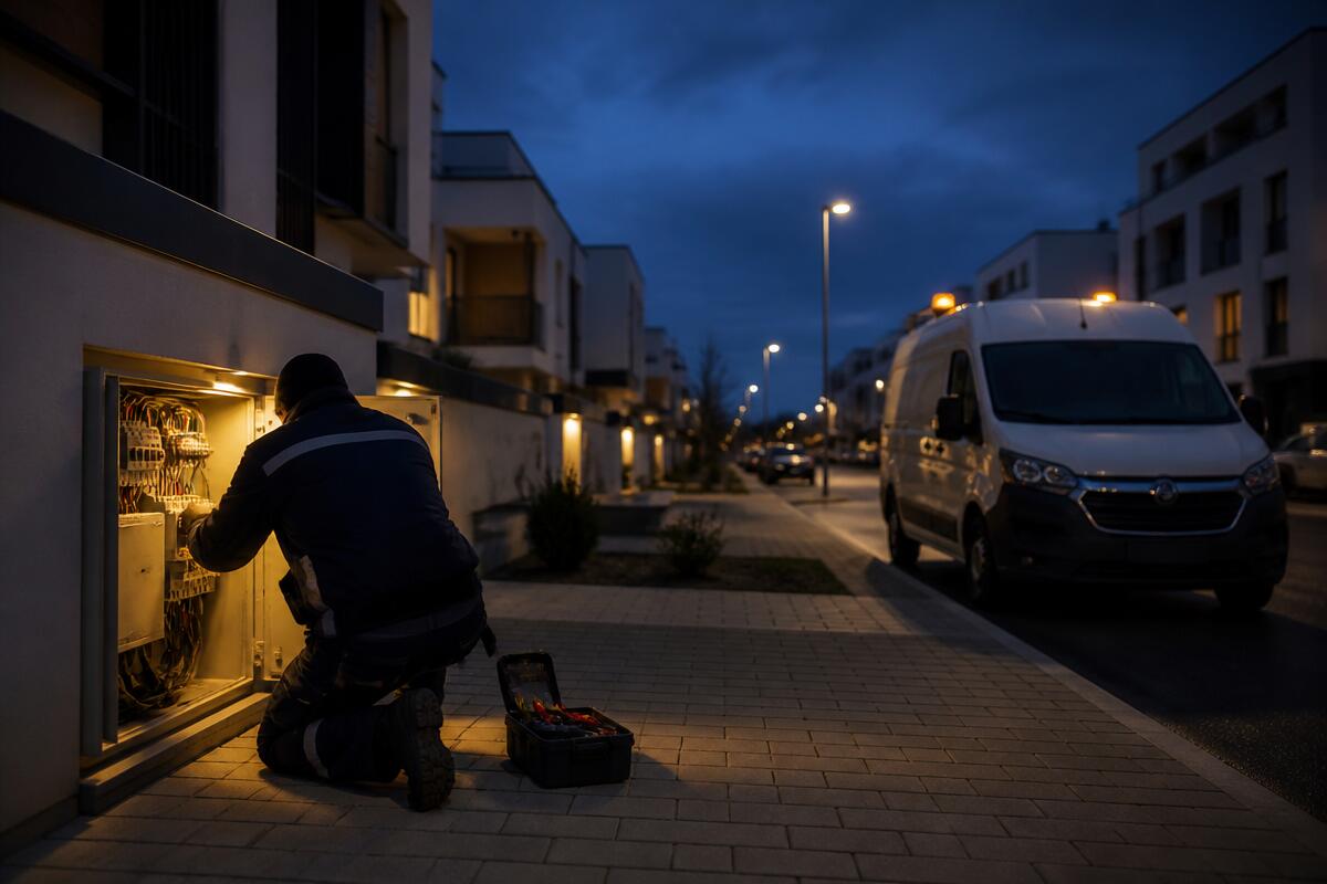 Électricien en intervention d'urgence au Luxembourg