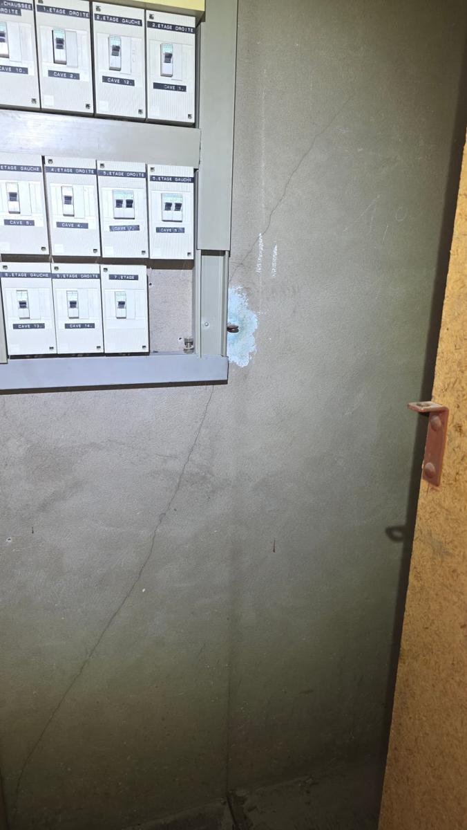 Tableau de disjoncteurs par appartement et caves dans un immeuble au Luxembourg