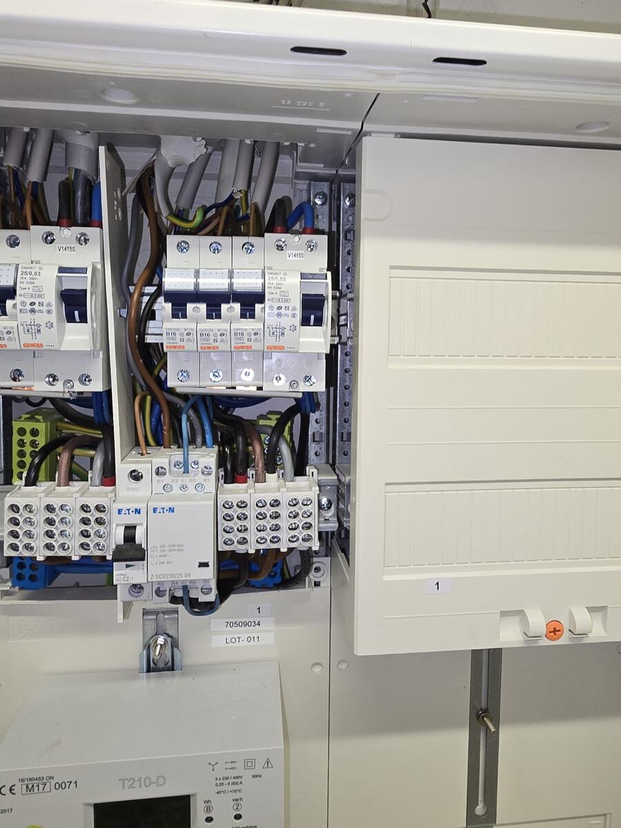 Tableau électrique Gewiss Eaton complet Dudelange